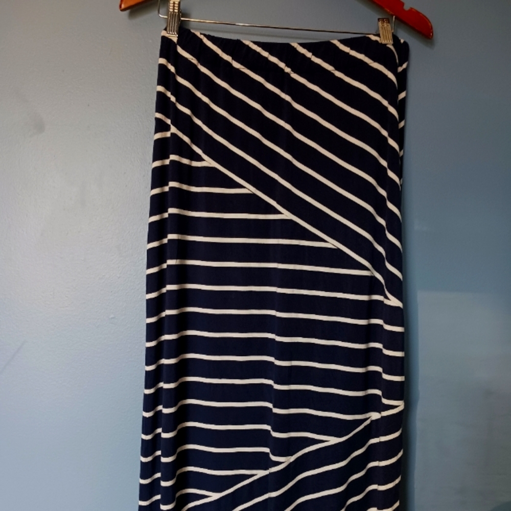 LOFT abstract maxi skirt